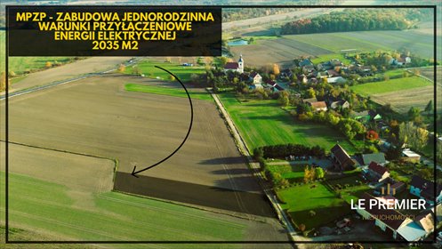 działka na sprzedaż 2035m2 działka Płonica