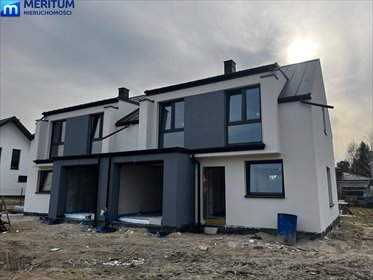 Nowy bliźniak 127m2 z dużą działką, stan deweloperski dom Osowiec