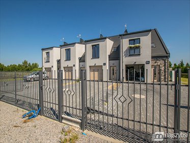 Nowoczesny segment 124 m2 z ogrodem i garażem - wysoki standard dom Nowogard