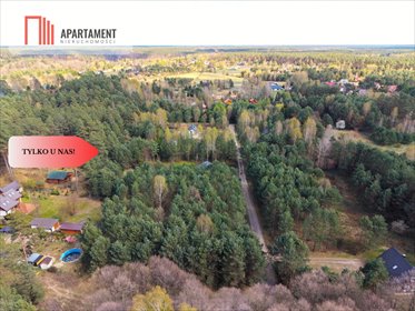 Działka 1204 m² w Tleń z MPZP, las i jezioro blisko działka Tleń