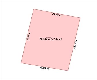 działka na sprzedaż 700m2 działka Piotrków Trybunalski, Geodezyjna