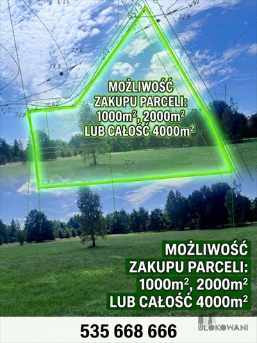 działka na sprzedaż 4000m2 działka Stanisławów, Stanisławów