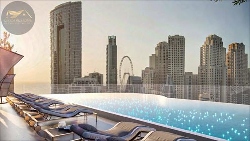 Luksusowy apartament 2 pok. w Dubai Marina (gotowe) mieszkanie Dubaj