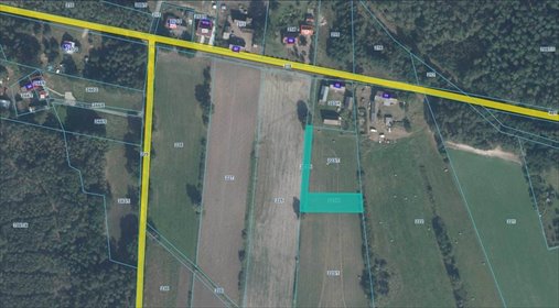 działka na sprzedaż 1350m2 działka Rychlik