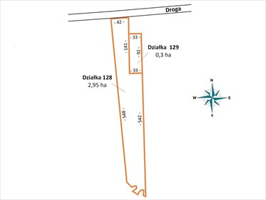 działka na sprzedaż 32500m2 działka Owczary