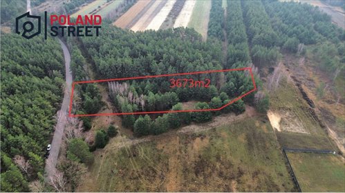 działka na sprzedaż 3673m2 działka Wysychy, Słoneczna