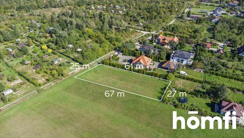 Na sprzedaż działka budowlana 1700 m² z widokiem na miasto działka Domaszowice, mjr Hubala