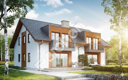 Nowoczesny dom 111,45 m² w stanie deweloperskim (Budziwój) dom Rzeszów, Budziwój, Budziwojska