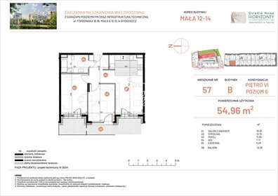 mieszkanie na sprzedaż 55m2 mieszkanie Bydgoszcz, Fordońska