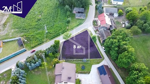 Na sprzedaż działka 800 m² w Gaći z dostępem do mediów działka Gać, Białoboki