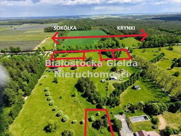 Działka budowlana w parku z pięknymi nasadzeniami i mediami działka Słójka, Dziewiczy Ług