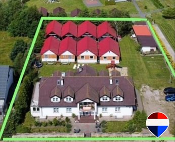 Pensjonat 19 pokoi, 8 domków, blisko plaży, gotowy! dom Jarosławiec, Za Lasem