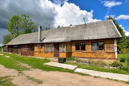 Urokliwe siedlisko 80 m² z własną studnią i ogrzewaniem pellet dom Bierwicha