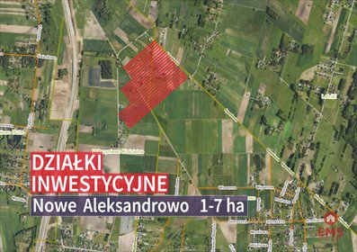 działka na sprzedaż 10000m2 działka Nowe Aleksandrowo