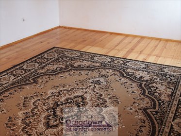 Połówka bliźniaka 129 m² w Grębkowie - ogród z drzewami dom Grębków