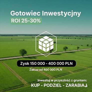 Do sprzedania inwestycyjna działka z MPZP i gotowymi projektami działka Wrocław