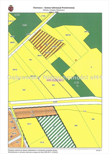 Działka rolna 6 211 m² z widokami i dostępem do Green Velo działka Kruszewo, Kruszewska