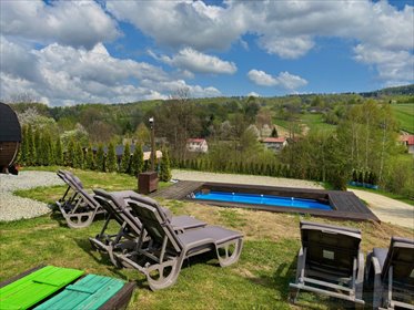 Działka z domkiem, sauna, jacuzzi, infrastruktura w Solinie działka Solina