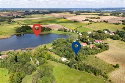 Sprzedam działkę nad jeziorem 4,5 ha z linią brzegową działka Jeziorko