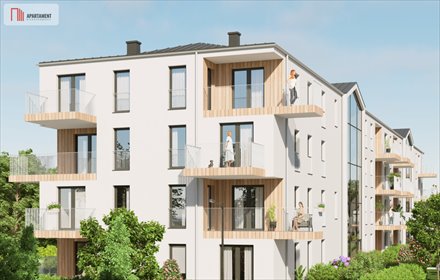 Nowoczesne mieszkanie z tarasem w Rypinie, 30,64 m² mieszkanie Rypin