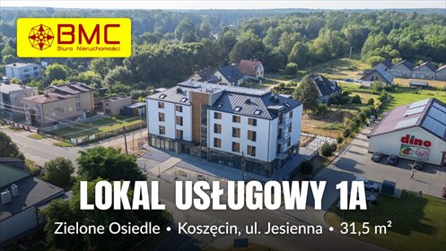 Zapraszam do obejrzenia lokalu usługowego 31,5 m² z witrynami i ogrzewaniem podłogowym lokal użytkowy Koszęcin, Cegielniana