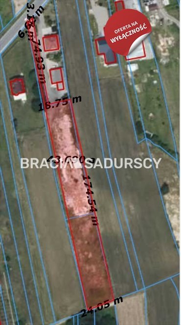 działka na sprzedaż 4642m2 działka Kaszów