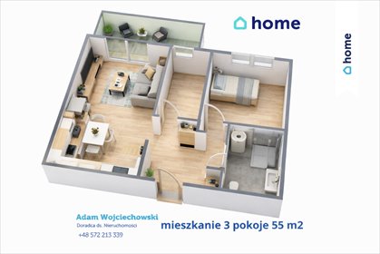 mieszkanie na sprzedaż 55m2 mieszkanie Rzeszów, Krośnieńska
