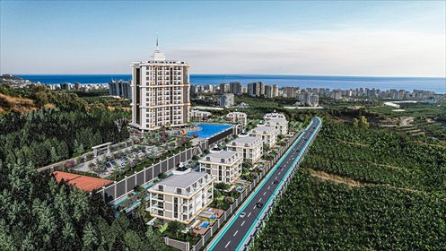 Przestronne 3-pokojowe apartamenty z widokiem na morze mieszkanie Mahmutlar, Mahmutlar, Alanya, Antalya