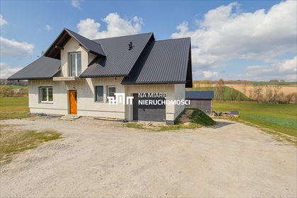 Nowoczesny dom z budynkiem pod działalność, 128 m² dom Wiercany