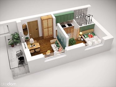 mieszkanie na sprzedaż 25m2 mieszkanie Kraków, Podgórze, sucha