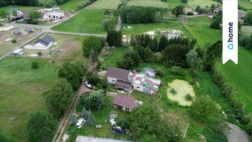 Dom dwurodzinny z stawami i dużą działką 5200 m² dom Małe Łunawy