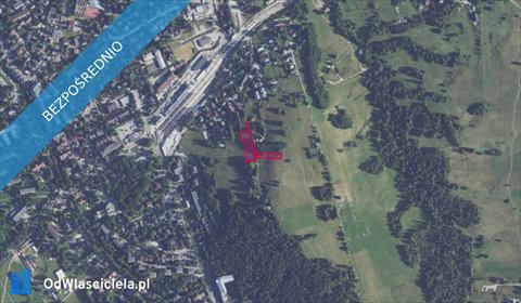 działka na sprzedaż 3943m2 działka Zakopane, ul. Smrekowa