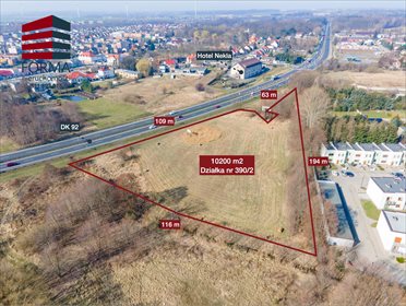 działka na sprzedaż wrzesiński Nekla dk 92 10200 m2