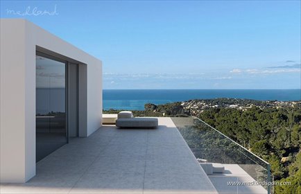 Luksusowa villa z panoramicznym widokiem na Morze i Peñon de Ifach dom Benissa