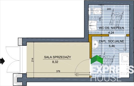 lokal użytkowy na wynajem 18m2 lokal użytkowy Białystok, Piasta, Warszawska