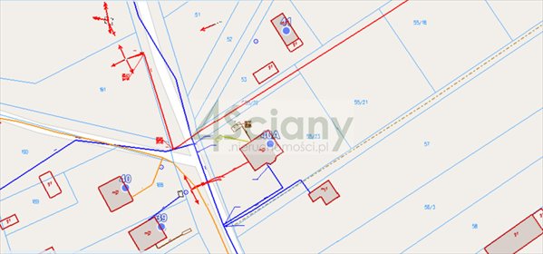 działka na sprzedaż 1228m2 działka Popielżyn-Zawady