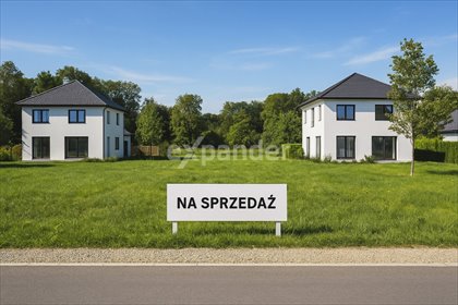 działka na sprzedaż 1059m2 działka Księginice, Ładna