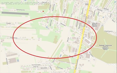 działka na sprzedaż 1000m2 działka Łazy
