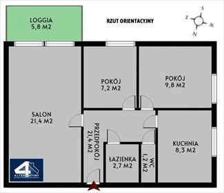 mieszkanie na sprzedaż 57m2 mieszkanie Kraków, Łużycka