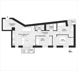 mieszkanie na sprzedaż 78m2 mieszkanie Katowice