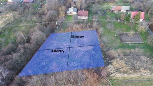 działka na sprzedaż 1500m2 działka Hermanowa