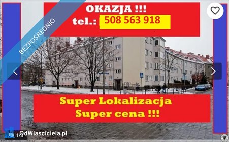 Przestronne 3-pokojowe mieszkanie z potencjałem w centrum Wrocławia mieszkanie Wrocław, Krzyki, Krucza 78