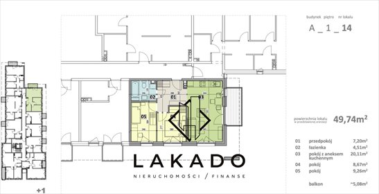 mieszkanie na sprzedaż 50m2 mieszkanie Kraków, Ruczaj, Karola Bunscha