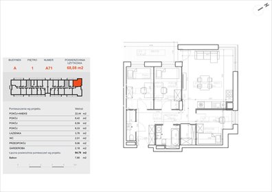 mieszkanie na sprzedaż 66m2 mieszkanie Bydgoszcz, Bielawy, Jana Karola Chodkiewicza