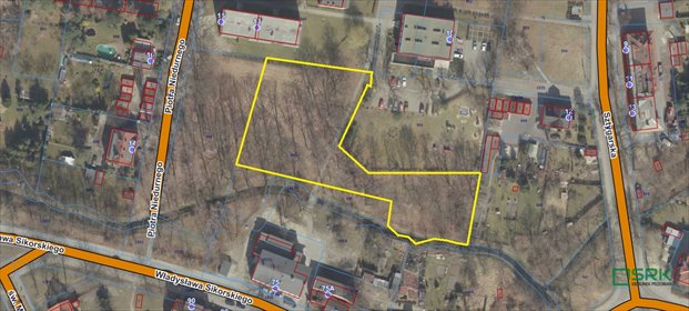 Do sprzedania działka 4221 m² pod zabudowę i usługi w Gliwicach działka Gliwice, Brzezinka, Piotra Niedurnego