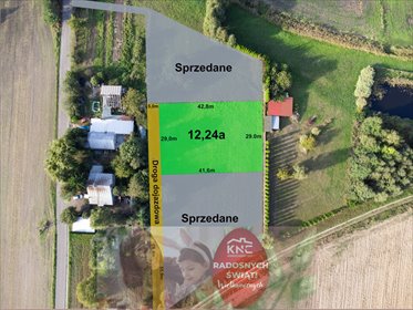 działka na sprzedaż 1224m2 działka Starościce