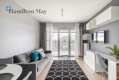 Zapraszam do wynajmu nowoczesnego 38 m² z dużym tarasem w Graffit House mieszkanie Kraków, Grzegórzki, Stefana Rogozińskiego