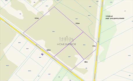 działka na sprzedaż 17228m2 działka Topolina, Szlachecka