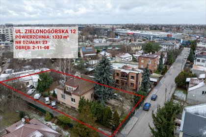 działka na sprzedaż 1333m2 działka Warszawa, Ursus, Zielonogórska