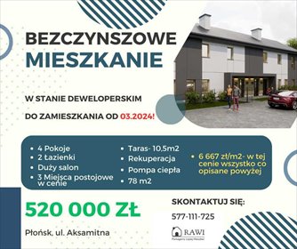 dom na sprzedaż Płońsk 77,99 m2